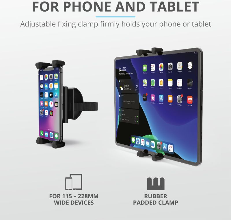 Trust Rheno Universele iPad/Tablet/Smartphone Hoofdsteun Houder Auto afbeelding 5
