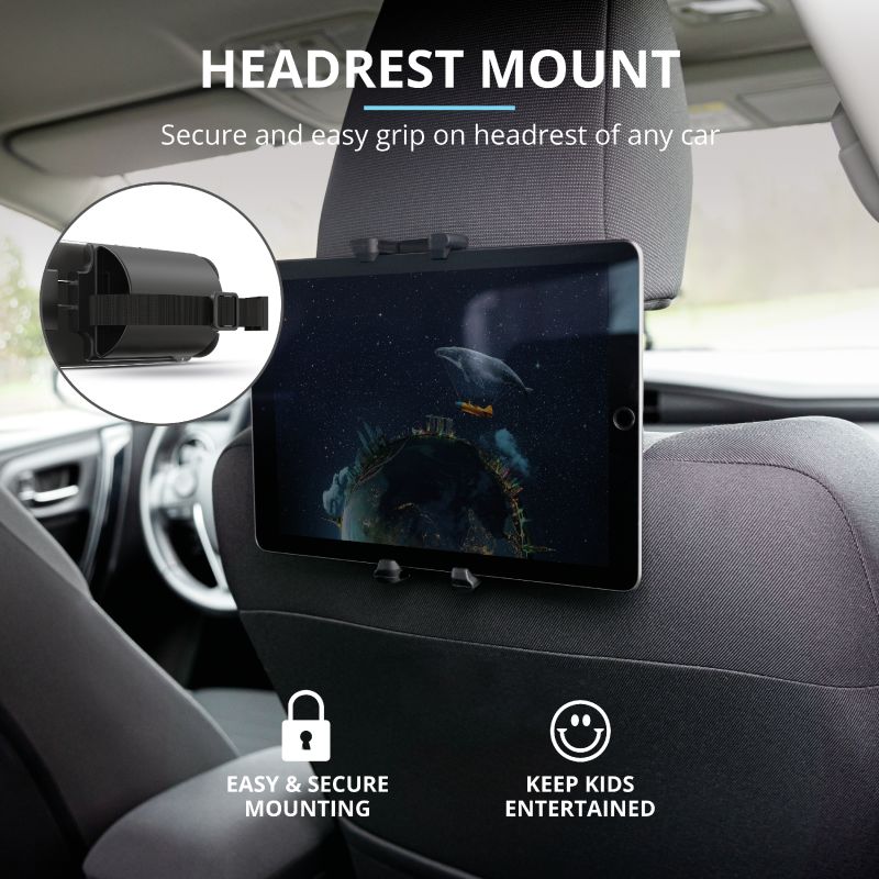 Trust Rheno Universele iPad/Tablet/Smartphone Hoofdsteun Houder Auto afbeelding 4