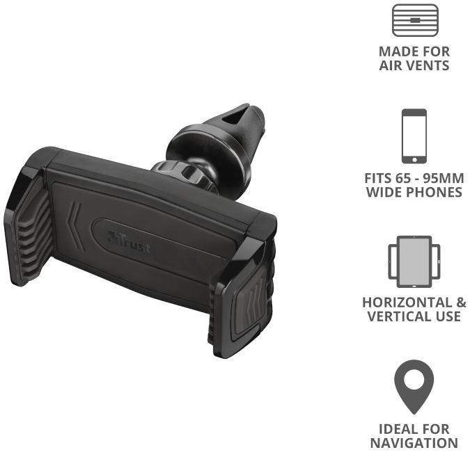 Trust Runo Universele Telefoonhouder Auto voor het Ventilatierooster afbeelding 7