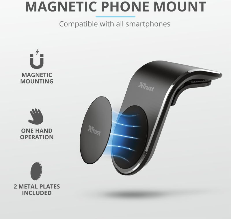 Trust Runo Universele Magnetische Ventilatierooster Telefoonhouder afbeelding 7