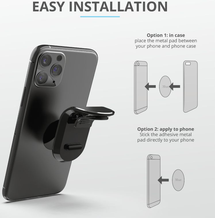 Trust Runo Universele Magnetische Ventilatierooster Telefoonhouder afbeelding 10