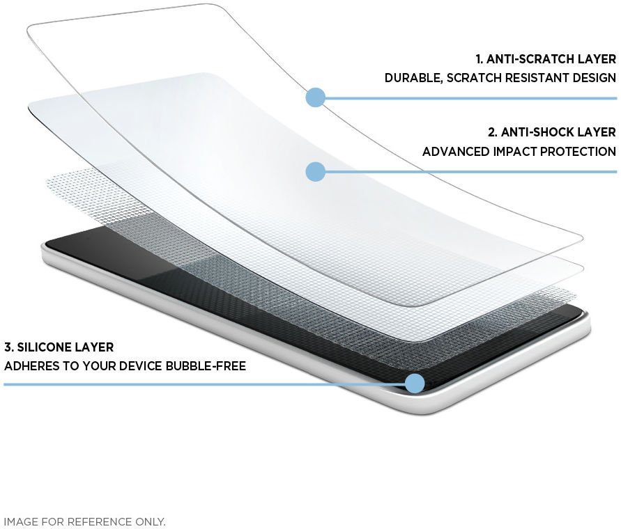 Eiger Samsung Galaxy S21 FE Display Folie Screen Protector afbeelding 5