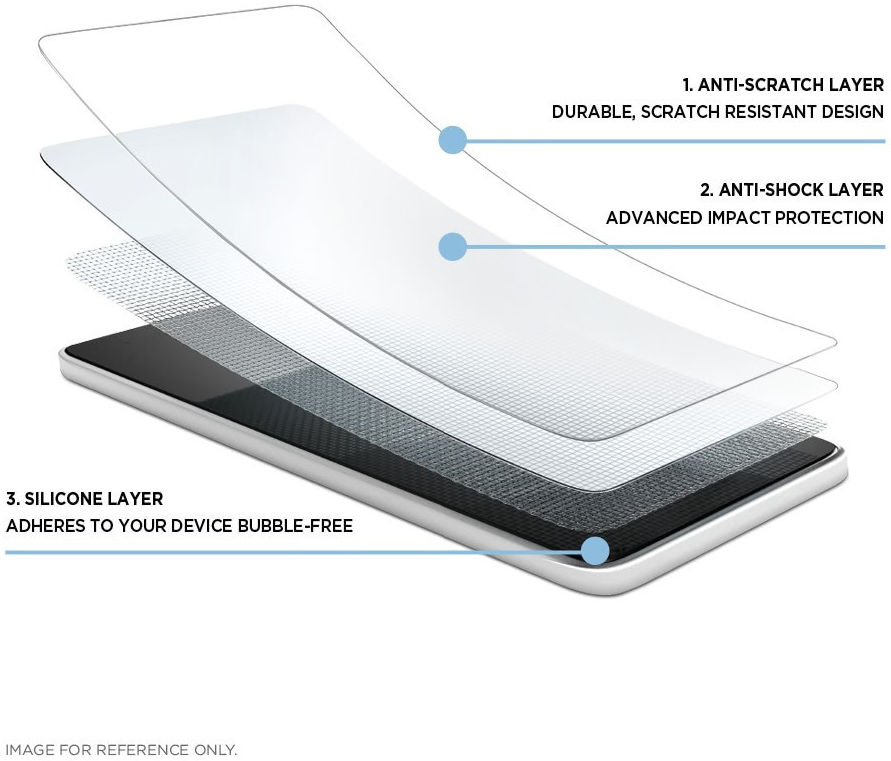 Eiger Samsung Galaxy S21 FE Display Folie Screen Protector (2-Pack) afbeelding 5
