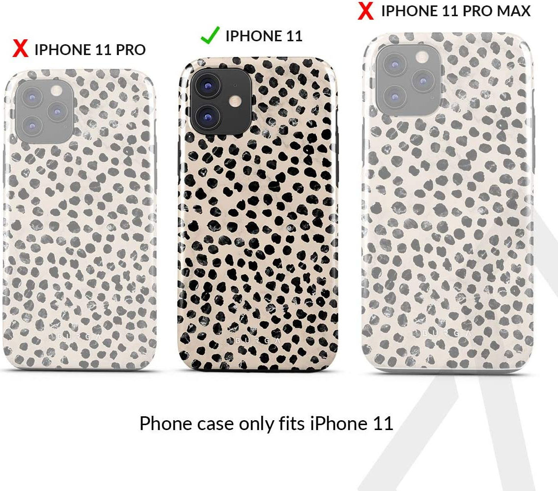 Burga Tough Case Apple iPhone 11 Hoesje Almond Latte Print afbeelding 12