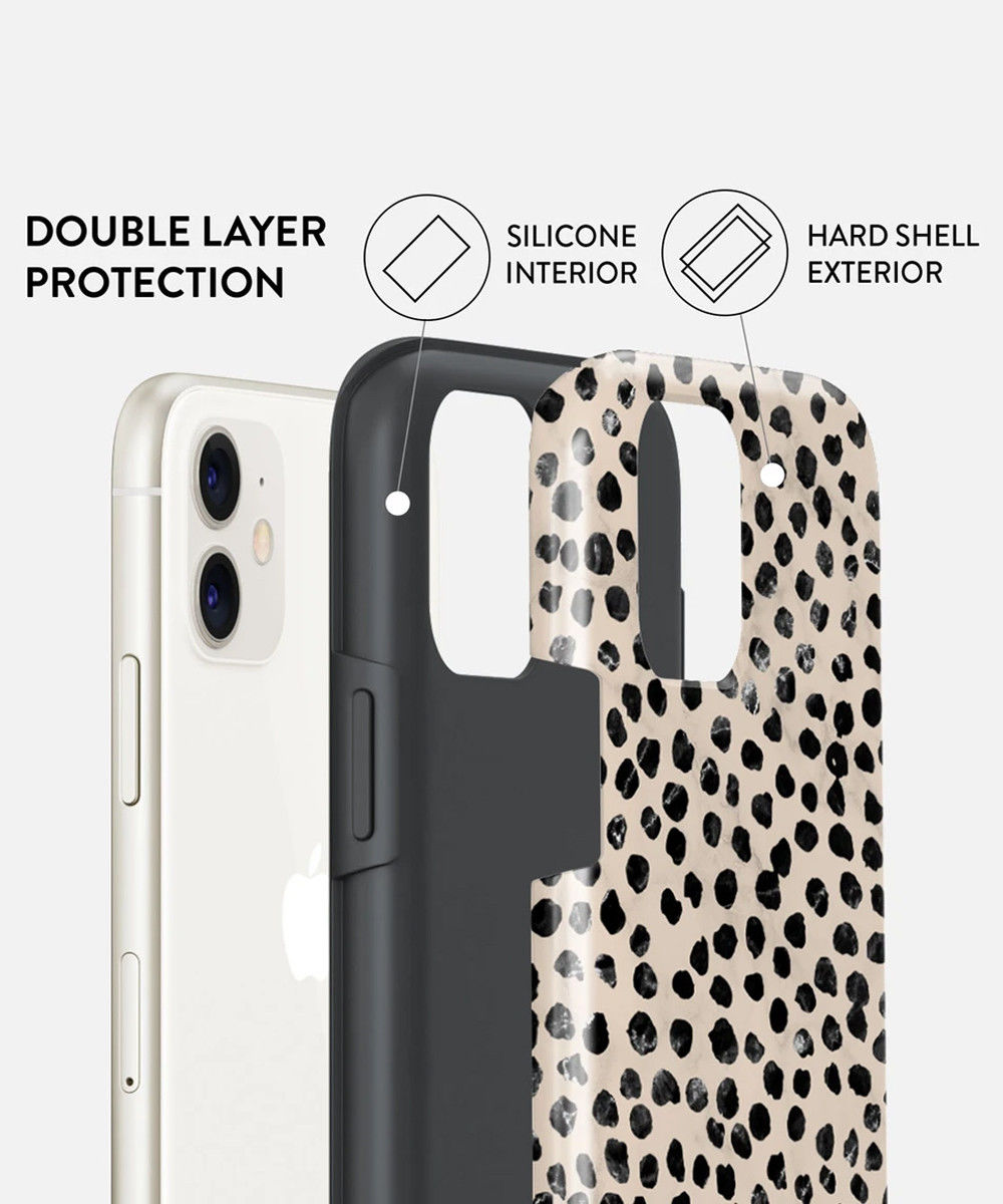 Burga Tough Case Apple iPhone 11 Hoesje Almond Latte Print afbeelding 8