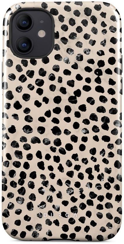 Burga Tough Case iPhone 12 / 12 Pro Hoesje Almond Latte Print afbeelding 1