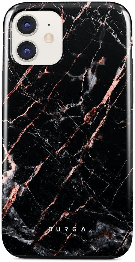 Burga Tough Case Apple iPhone 11 Hoesje Rose Gold Marble Print afbeelding 1
