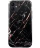 Burga Tough Case iPhone 12 / 12 Pro Hoesje Rose Gold Marble Print