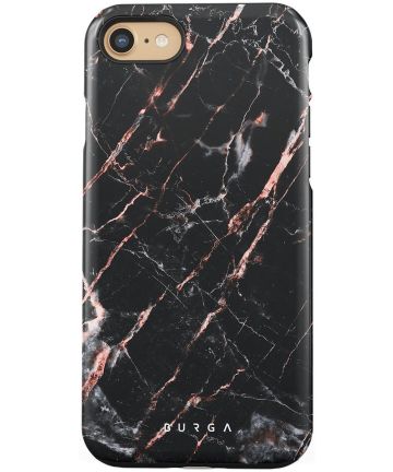 Burga Tough Case iPhone SE (2020/2022)/8/7 Hoesje Rose Gold Marble Hoesjes