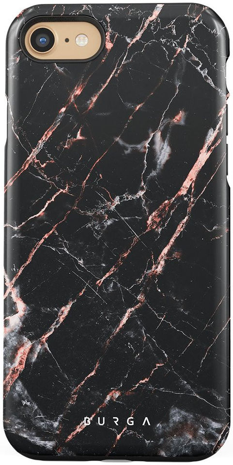 Burga Tough Case iPhone SE (2020/2022)/8/7 Hoesje Rose Gold Marble afbeelding 1