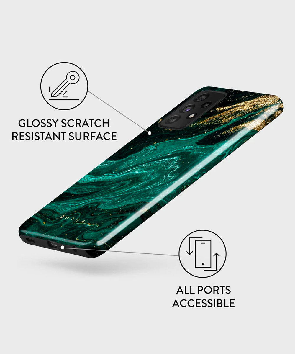 Burga Tough Case Samsung Galaxy A52 / A52S Hoesje Emerald Pool afbeelding 7