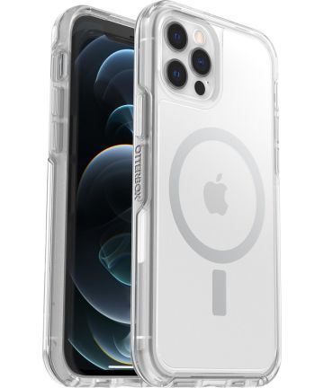 OtterBox Symmetry+ Apple iPhone 12 / 12 Pro Hoesje met MagSafe Clear Hoesjes