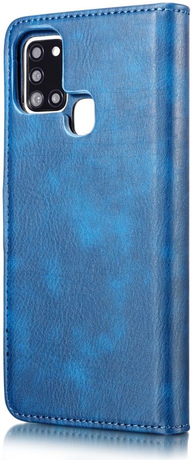 Samsung Galaxy A21s Hoesje 2-in-1 Book Case en Back Cover Blauw afbeelding 8