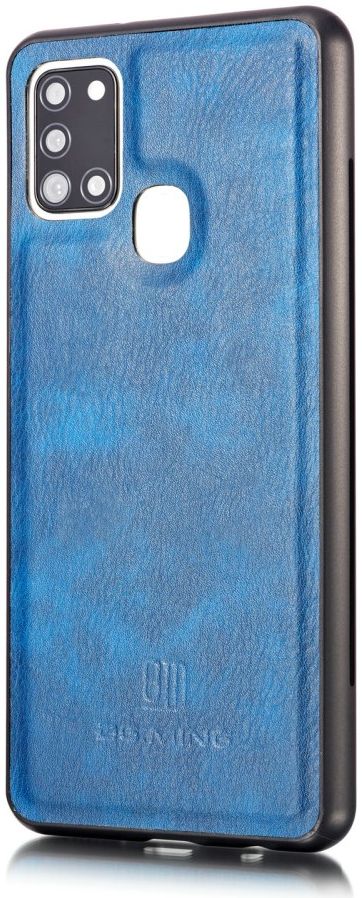 Samsung Galaxy A21s Hoesje 2-in-1 Book Case en Back Cover Blauw afbeelding 9