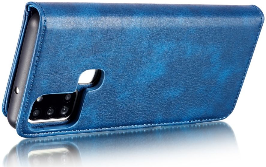 Samsung Galaxy A21s Hoesje 2-in-1 Book Case en Back Cover Blauw afbeelding 10