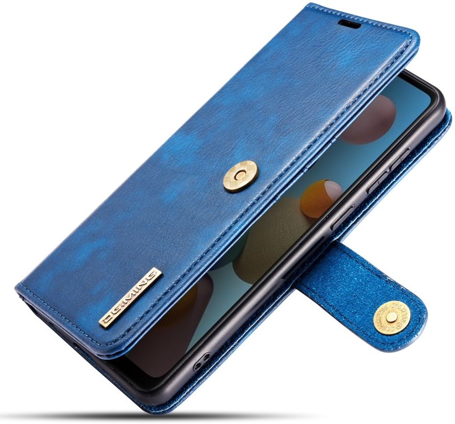 Samsung Galaxy A21s Hoesje 2-in-1 Book Case en Back Cover Blauw afbeelding 4