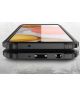 Samsung Galaxy A42 Hoesje Shock Proof Hybride Back Cover Zilver