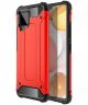 Samsung Galaxy A42 Hoesje Shock Proof Hybride Back Cover Rood