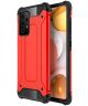 Samsung Galaxy A52 / A52S Hoesje Shock Proof Hybride Back Cover Rood