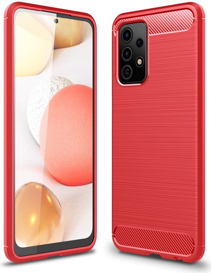 Samsung Galaxy A52 / A52S Hoesje Geborsteld TPU Flexibele Back Cover