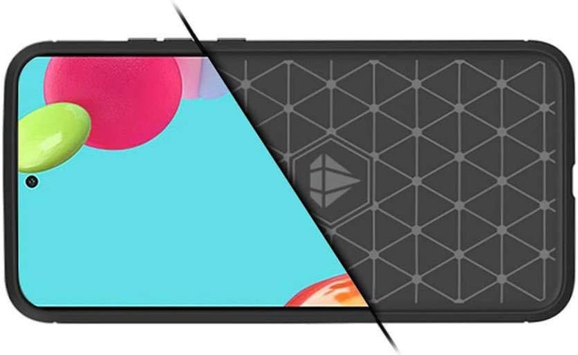 Samsung Galaxy A52 / A52S Hoesje Geborsteld TPU Flexibele Back Cover Blauw afbeelding 5