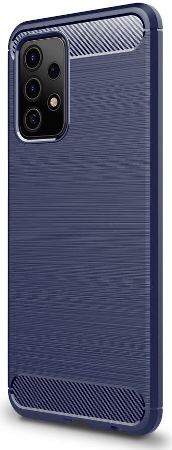 Samsung Galaxy A52 / A52S Hoesje Geborsteld TPU Flexibele Back Cover Blauw afbeelding 2