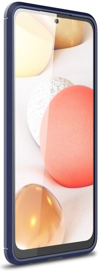 Samsung Galaxy A52 / A52S Hoesje Geborsteld TPU Flexibele Back Cover Blauw afbeelding 4