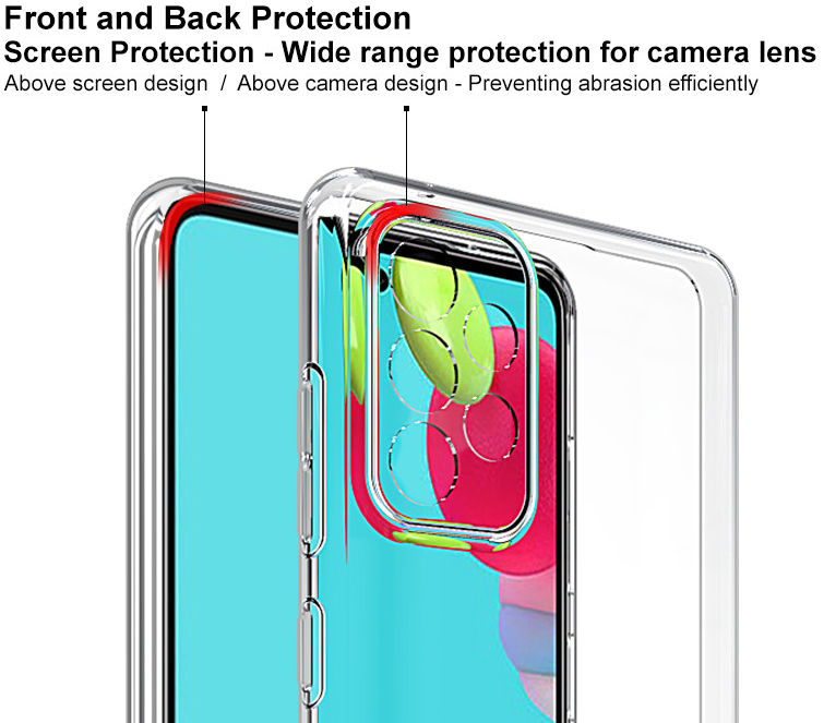IMAK UX-5 Samsung Galaxy A52 / A52S Transparant Hoesje Dun TPU afbeelding 3