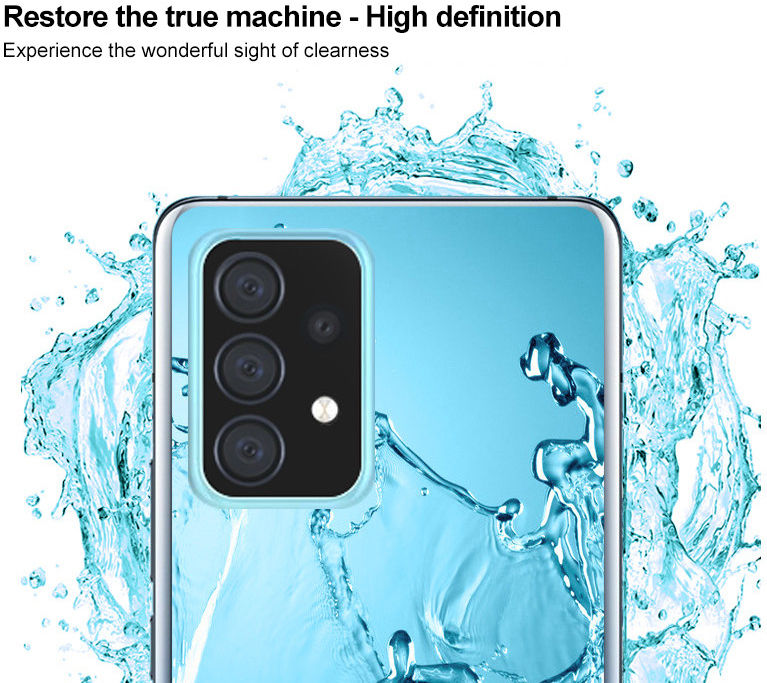 IMAK UX-5 Samsung Galaxy A52 / A52S Transparant Hoesje Dun TPU afbeelding 4