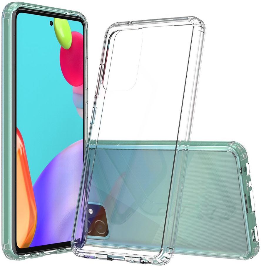 Samsung Galaxy A52 / A52S Hoesje Hybride Armor Back Cover Transparant afbeelding 1