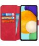 DG Ming Samsung Galaxy A52 / A52S Hoesje Retro Wallet Book Case Rood