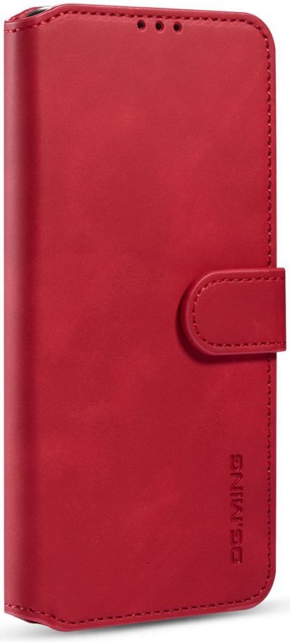 DG Ming Samsung Galaxy A52 / A52S Hoesje Retro Wallet Book Case Rood afbeelding 4