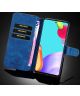 DG Ming Samsung Galaxy A52 / A52S Hoesje Retro Wallet Book Case Blauw