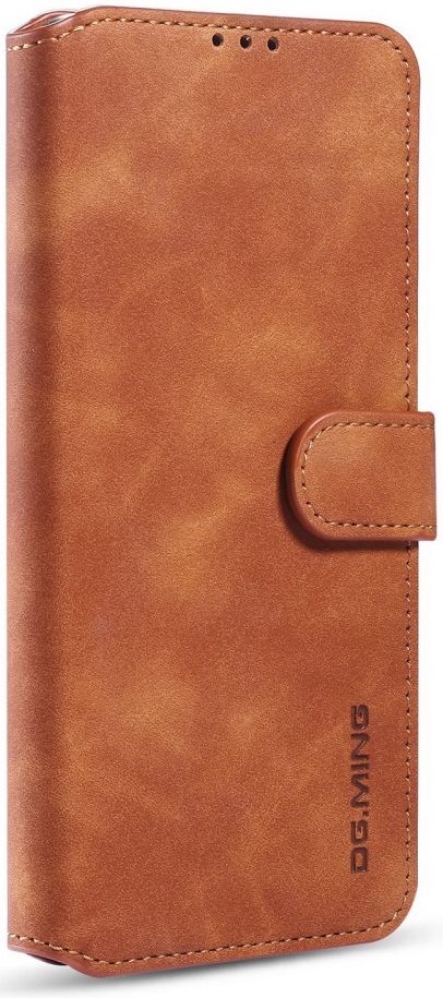 DG Ming Samsung Galaxy A52 / A52S Hoesje Retro Wallet Book Case Bruin afbeelding 4