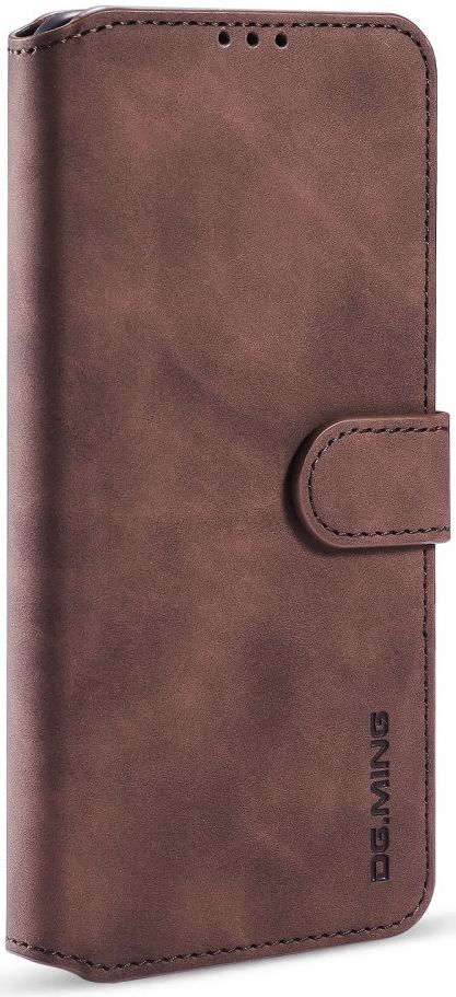 DG Ming Samsung Galaxy A52 / A52S Hoesje Retro Wallet Book Case Coffee afbeelding 4