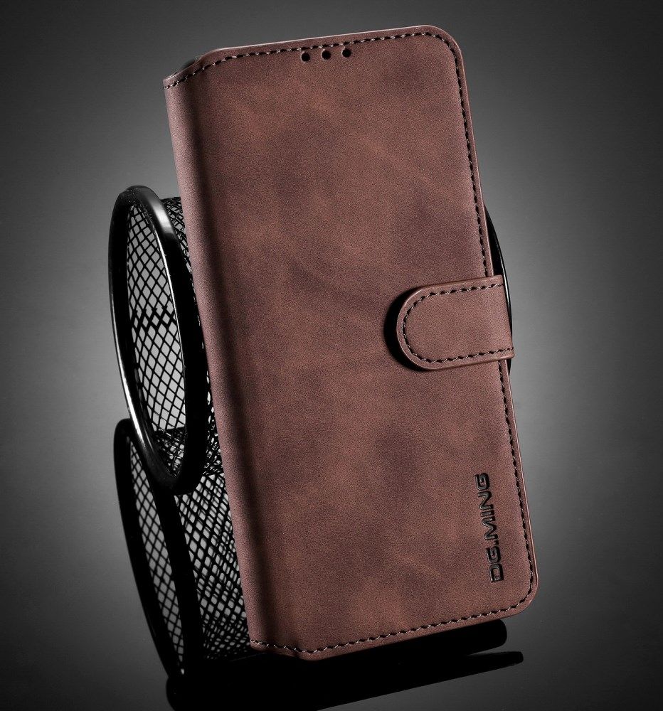 DG Ming Samsung Galaxy A52 / A52S Hoesje Retro Wallet Book Case Coffee afbeelding 8