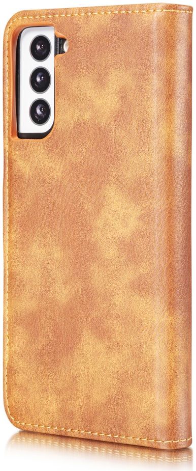 DG Ming Samsung Galaxy S21 Hoesje 2-in-1 Book Case en Back Cover Bruin afbeelding 19