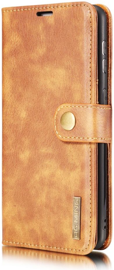 DG Ming Samsung Galaxy S21 Hoesje 2-in-1 Book Case en Back Cover Bruin afbeelding 5