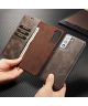 DG Ming Samsung Galaxy S21 Hoesje 2-in-1 Book Case en Back Cover Grijs