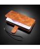 DG Ming Samsung Galaxy S21 Hoesje Retro Wallet Book Case Bruin