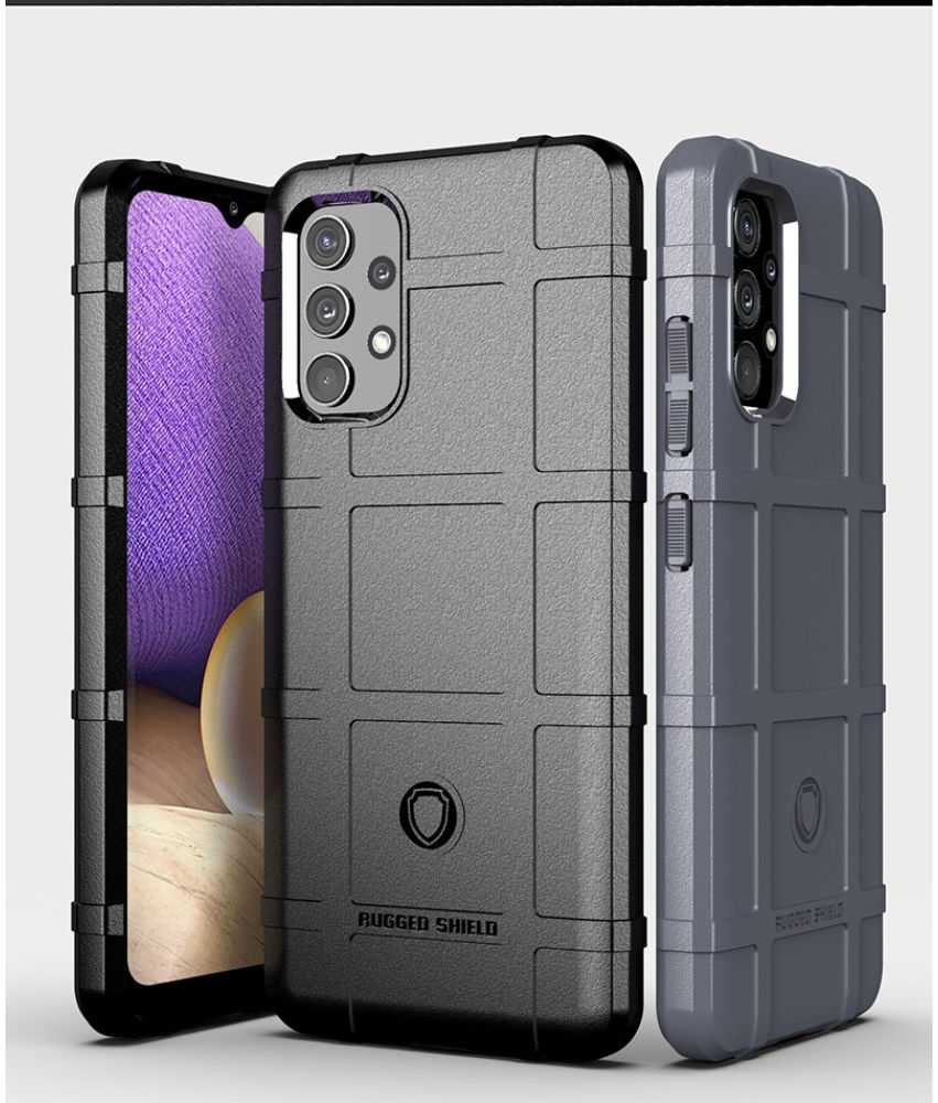 Samsung Galaxy A32 4G Hoesje Shock Proof Rugged Shield Groen afbeelding 9