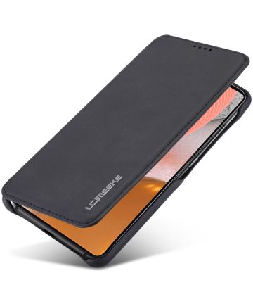 LC.IMEEKE Samsung Galaxy A52 / A52S Hoesje Wallet Book Case Zwart Hoesjes