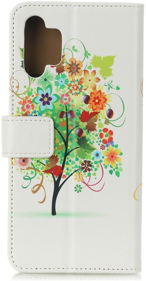 Samsung Galaxy A32 4G Hoesje Portemonnee met Bloem Print afbeelding 3