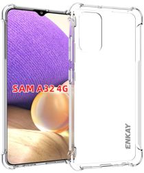 ENKAY Samsung Galaxy A32 4G Hoesje Schokbestendig TPU Transparant