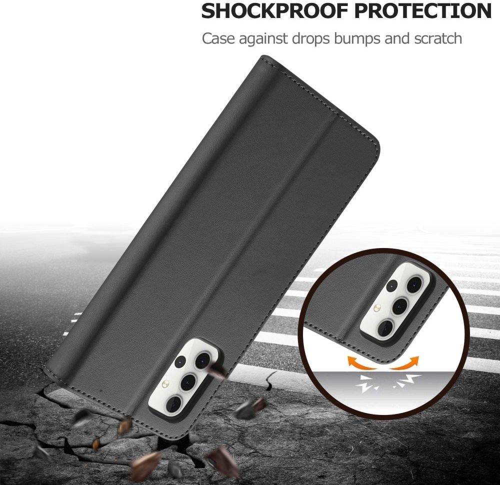 LC.IMEEKE Samsung Galaxy A32 4G Hoesje Portemonnee Book Case Zwart afbeelding 4