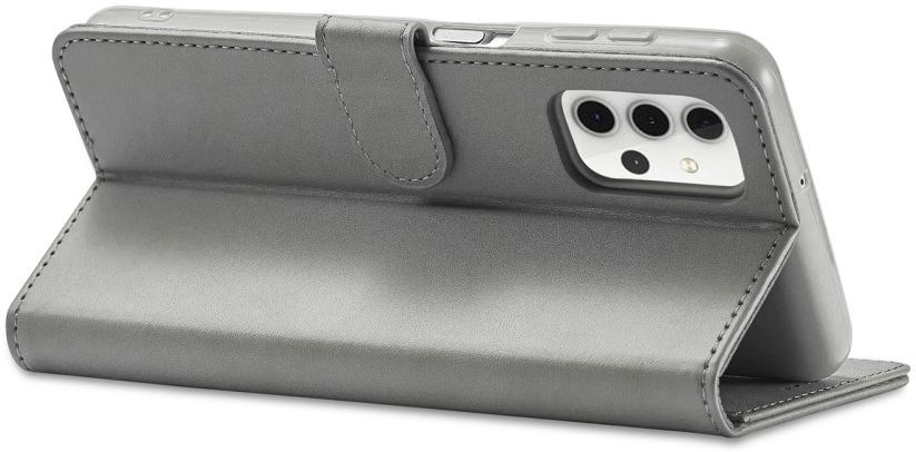LC.IMEEKE Samsung Galaxy A32 4G Hoesje Portemonnee Book Case Grijs afbeelding 14