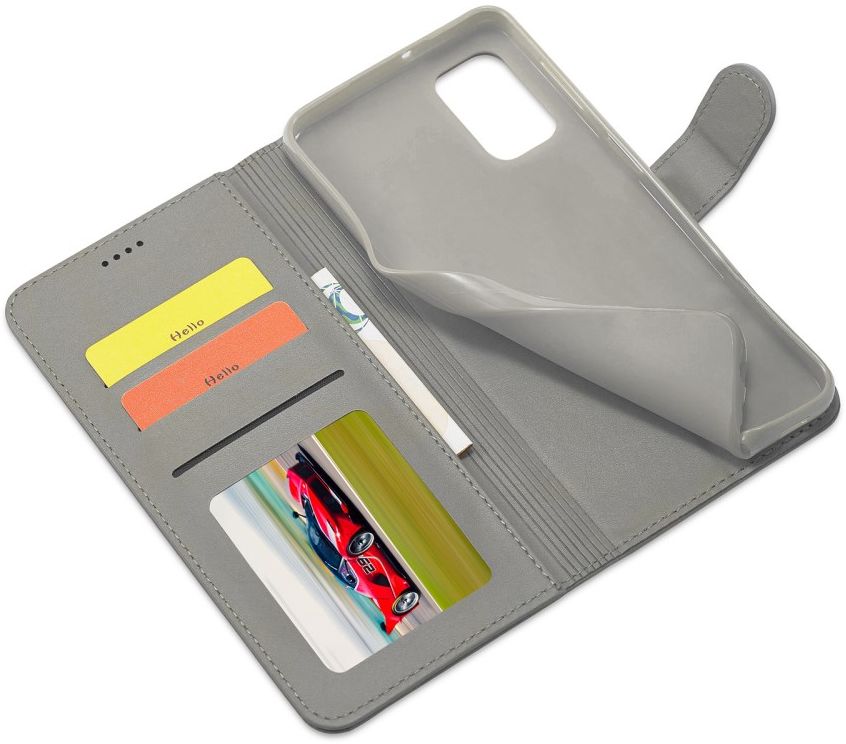 LC.IMEEKE Samsung Galaxy A32 4G Hoesje Portemonnee Book Case Grijs afbeelding 11