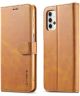 LC.IMEEKE Samsung Galaxy A32 4G Hoesje Portemonnee Book Case Oranje