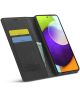 LC.IMEEKE Samsung Galaxy A52 / A52S Hoesje Portemonnee Book Case Zwart