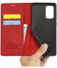 LC.IMEEKE Samsung Galaxy A52 / A52S Hoesje Portemonnee Book Case Rood